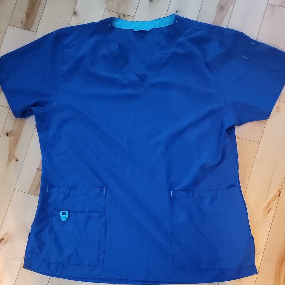 Blue Scrub Top